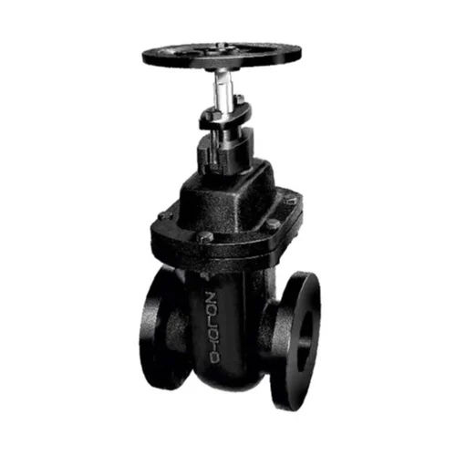 Cast Iron Sluice Valve - High Pressure Durability | Sleek Black Painted Finish, Industrial Applications