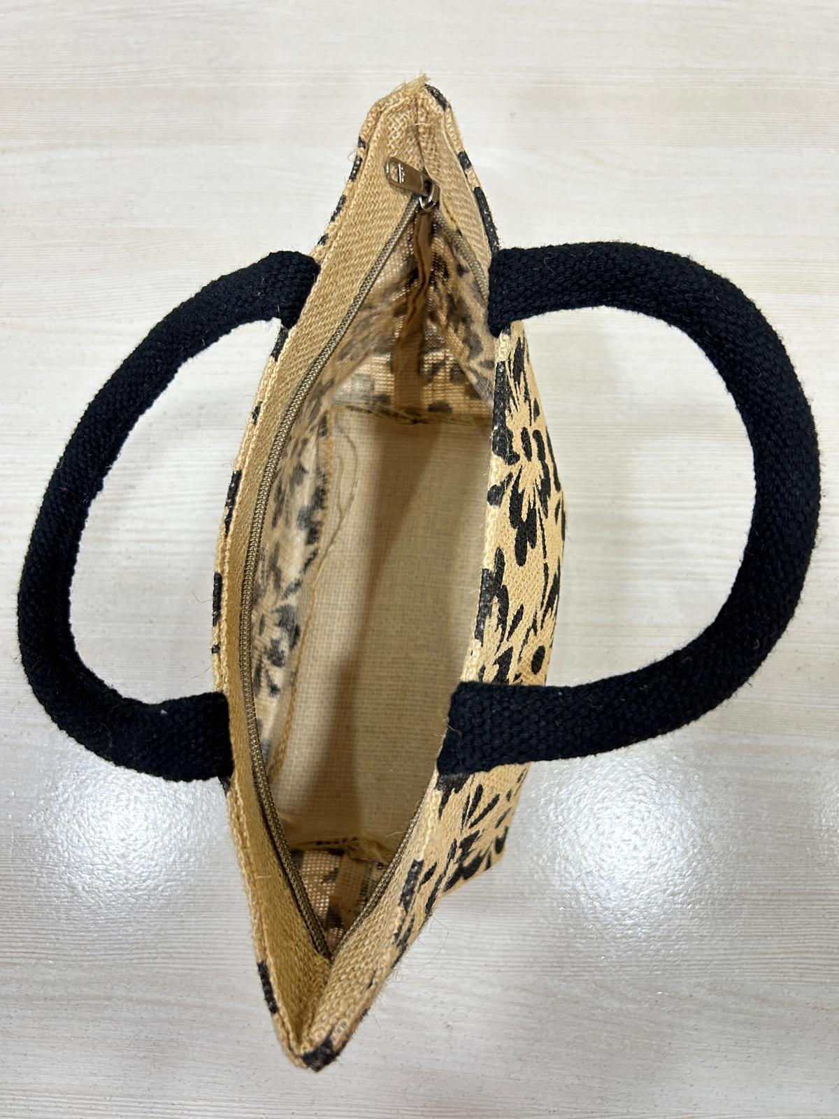 Miraal Jute Export's Stylish Printed Ladies Shopping Bag Jute Material