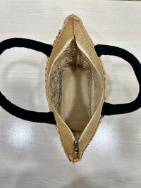 Stylish And Unique Printed Ladies Shopping Bag Jute Material