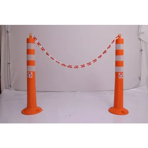 Road Safety Spring Post - Color: Orange