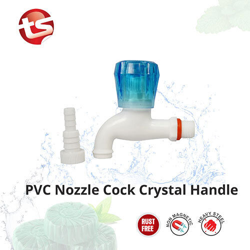 PVC Nozzle Cock Crystal Handle