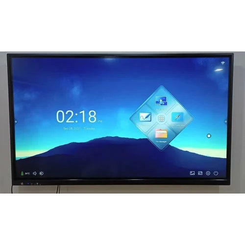 Maxhub E75Fa Interactive Flat Panel - Color: Black