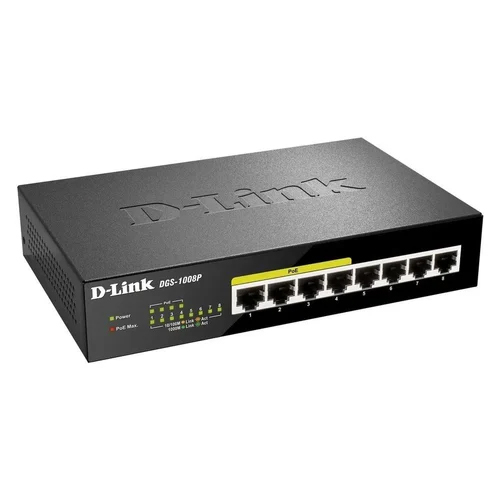 D-Link DGS-1008P नेटवर्क Switch