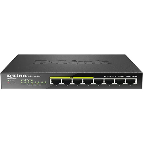 D-Link DGS-1008P Network Switch