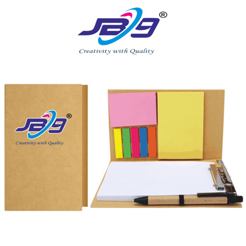 Jb9 Timex Clipboard With Sticky Note Pad Hard Bound - Size: Standard