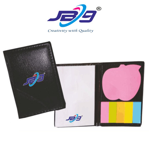 JB9 PU Foam Folder With Sticky Note Pad