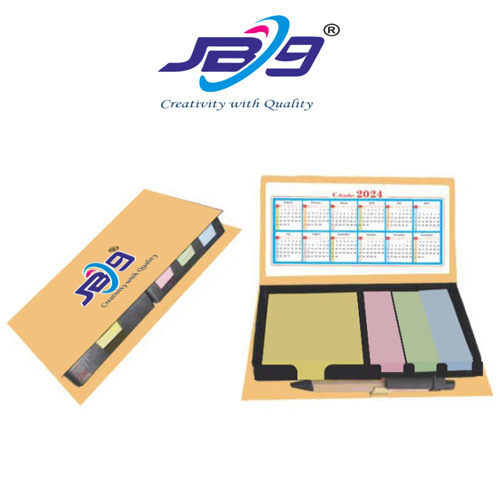 JB9 Hard Bond Cover With Sticky Note Pad