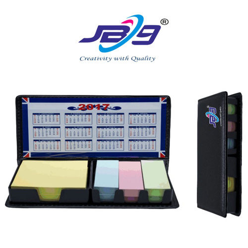 Jb9 Pu Foam Folder  With Sticky Note Pad - Size: Standard