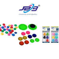 Jb9 Transparent And Opaque Magnetic Buttons - Metal, Standard Size | Magnetic Type For Office & Home Use