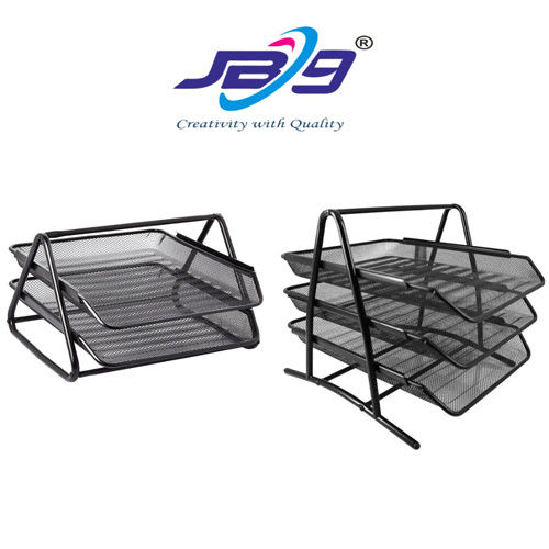 Jb9 Two-Three Documents Tray - Material: Metal