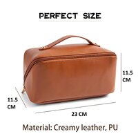 Leather Cosmetic Bag