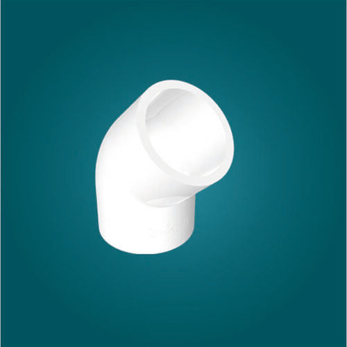 Upvc 45 Degree Elbow - Color: White