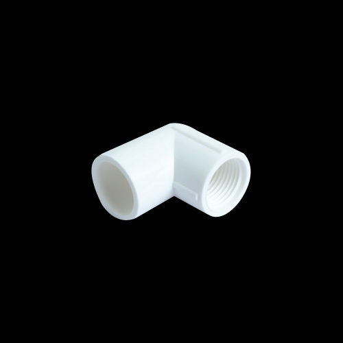 Upvc Threaded Pipe Elbow - Color: White