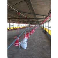 Pvc Poultry Feeder - Standard Size | Durable Non-toxic Material, Easy To Use, Bright Red Color