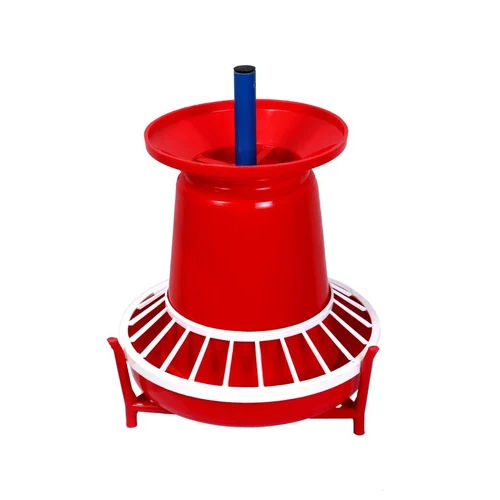 Manual Chick Feeder - Color: Red