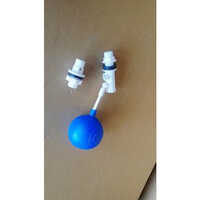 Poultry Ball Float Valve - Plastic, 12x5x5 Inch | White And Blue Color, High Quality Drinker, Easy To Install For Poultry Farms