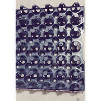 3mm Plastic Egg Tray - Pvc Material, 10x10 Inches, Black Color | Durable Design, Easy To Clean, Holds One Dozen Eggs