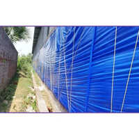 Tarpaulin Poultry Curtain System - Hdpe Material, Standard Size, Blue Color | Durable Manual Technology For Effective Weather Protection And Ventilation