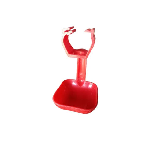 Poultry Farm Nipple Drinker Drip Cup - Color: Red