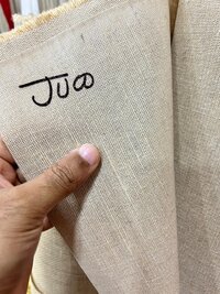 14/15 Natural Laminated Jute Fabric