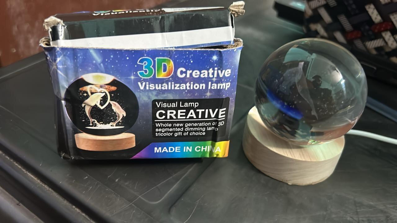 3D Creative Visual Lamp