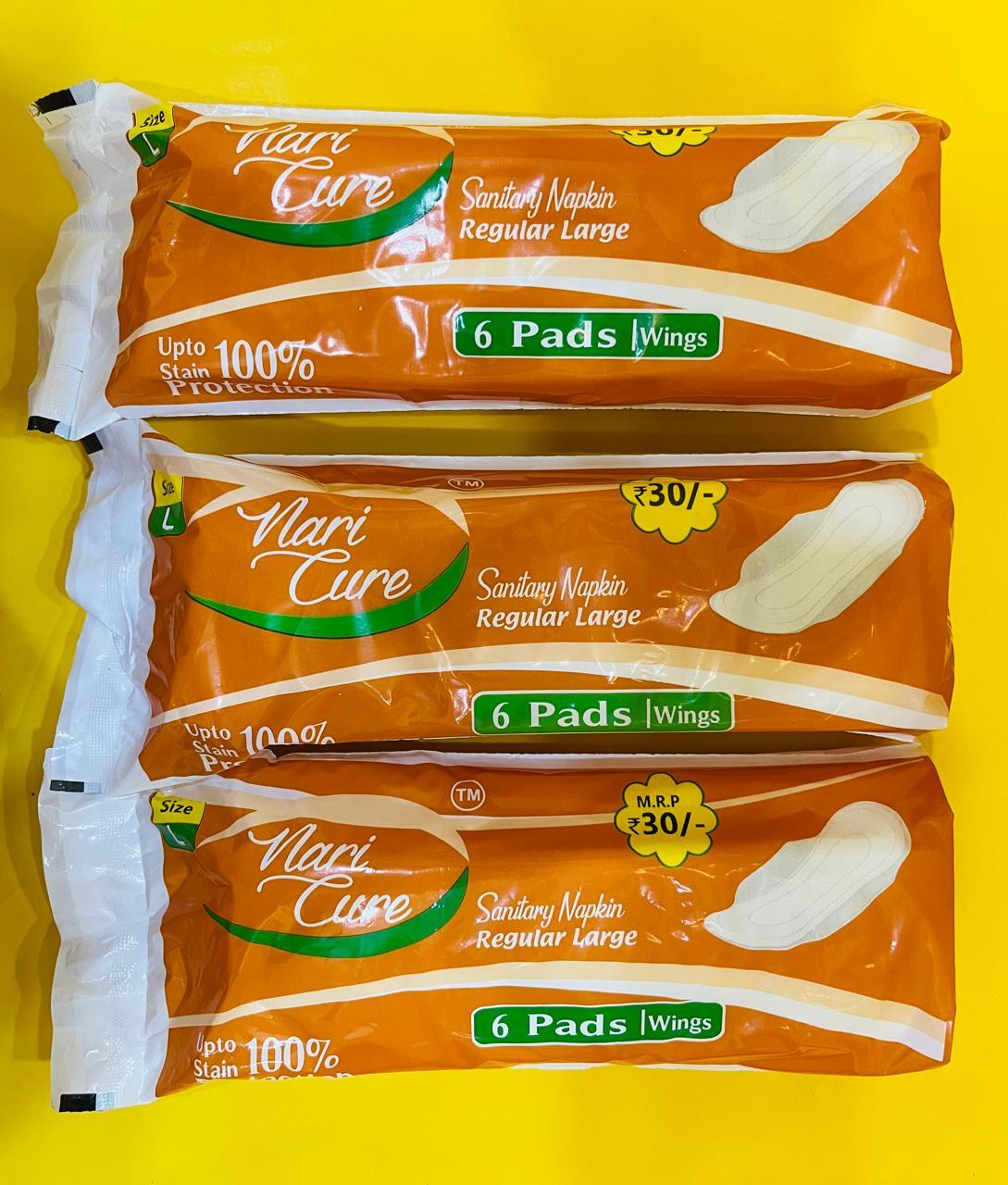 Nari Cure Sanitary Napkin Regular-Large