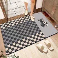 Colorful Super Absorbent Diatom Mud Mat Quick Drying Bathroom Mat
