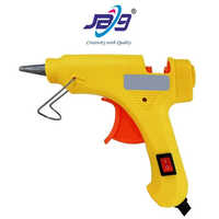 JB9 Glue Gun - Plastic Material, Yellow and Red Colors | Craft Application, Warranty Included