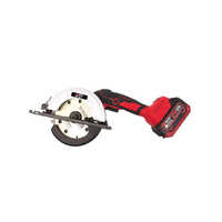 Cordless Circular Saw - Abs & Metal,  Stylish Red & Black Design | Industrial Grade, Versatile Cutting For Professionals & Diy Enthusiasts