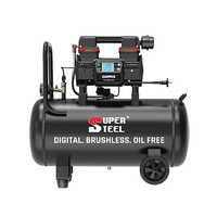 Digital Air Compressor - Mild Steel, 220-440v | Electric, Oil-less, New Condition, Industrial Use, Warranty Included