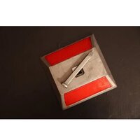 Aluminum Studs With Nails - Manual Direction Sign | Road Safety, Durable Aluminum, Power-free Usage