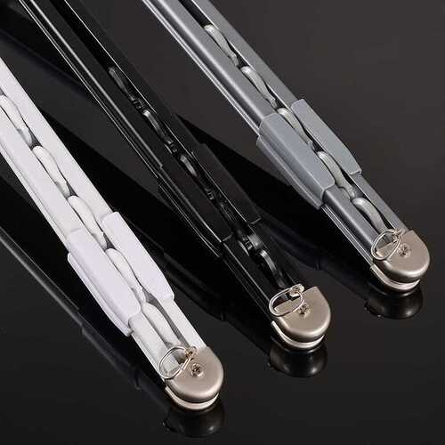 Adjustable Curtain Track - Color: White