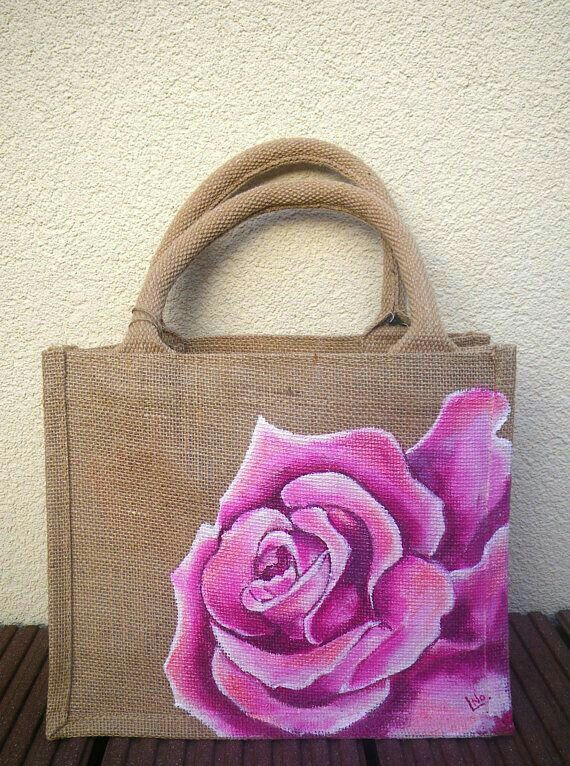 Floral Printed Eco-Friendly Tote Bag Custom Logo and Flower Pattern for Gifts
