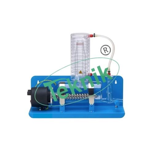 Borosilicate Glass Water Distillation Unit - 2 & 4 Ltr Capacity, Inbuilt Heater & Condenser, Suitable for HPLC, 1 Year Warranty