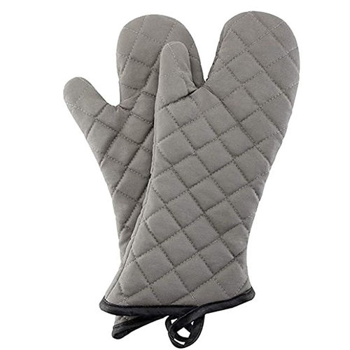 Lined Oven Mitt - Color: Grey