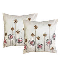 Embroidery Pillow Cover - Color: Multicolor