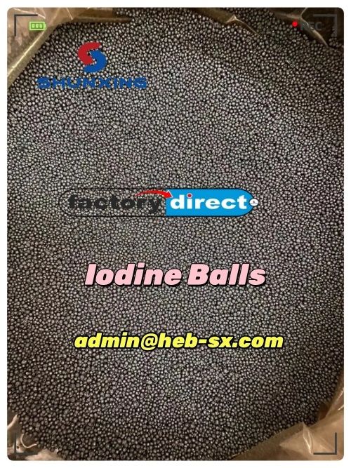 High Purity Crystals Black Balls CAS 7553-56-2 Iodine with Best Vendor price!