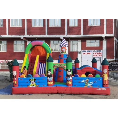 Nylon Combo Bouncy Castle - Dimension (L*W*H): 12 (H) Foot (Ft)