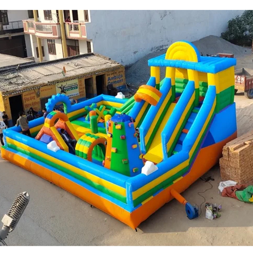 PVC Coated Fabric Big Bouncing Castle