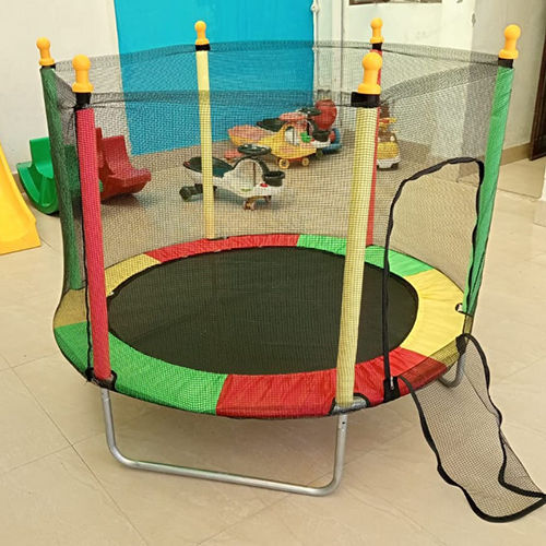 Ms Pvc Kids Round Jumping Trampoline - Diameter: 10 Foot (Ft)