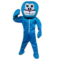 Teddy Fur Costume - Color: Blue