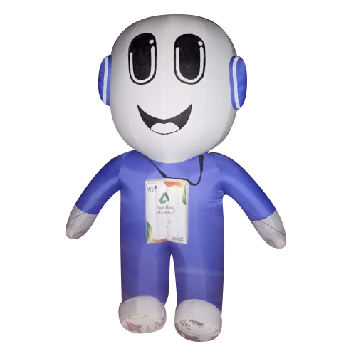 Nylon Walking Inflatable Character Cartoon