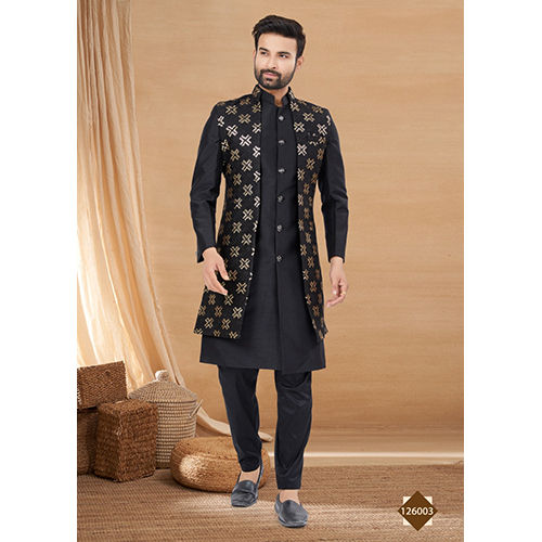 Mens Wedding Indo Western Sherwani