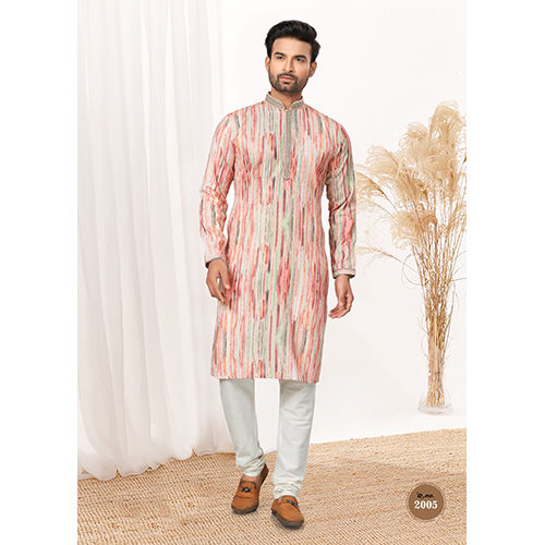 Mens Pink  Kurta Payjama