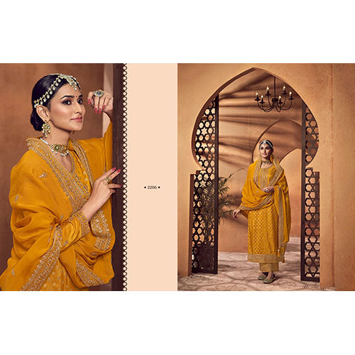 Ladies Mustard Yellow Suit - Ethnic Region: Indian