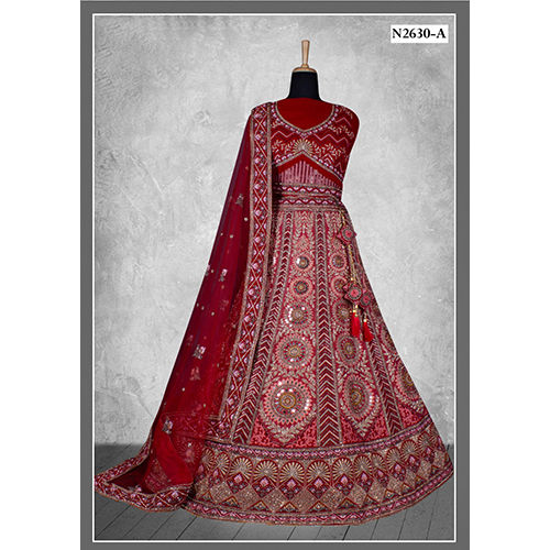 Ladies Party Wear Heavy Embroidered Lehenga - Ethnic Region: Indian