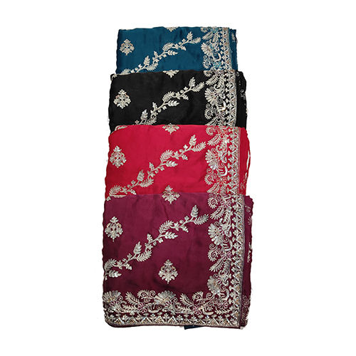 Ladies Designer Party Wear Saree - Color: Multicolor