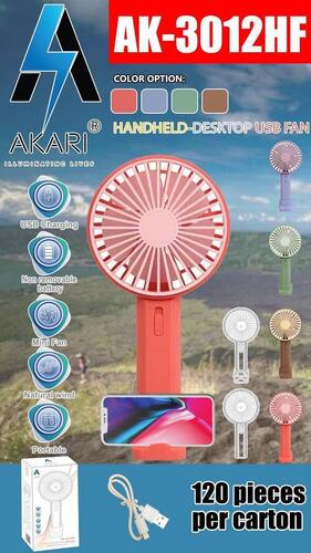 3012HF Handheld Desktop Usb Fan