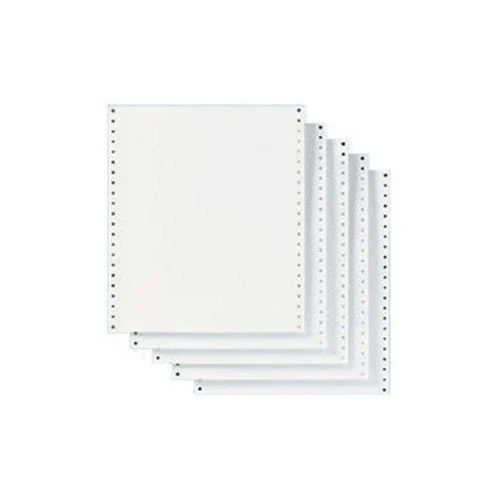 Plain Paper Computer Stationery - Color: White