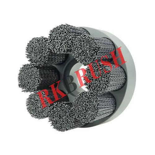 Abrasive Nylon Mini Disc Brush - Color: Black